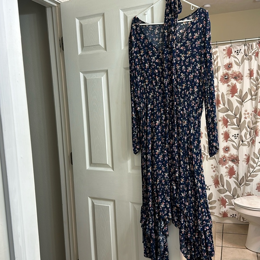 Joyfolie blue floral dress